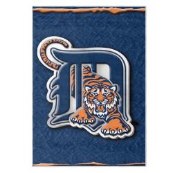 mlb detroit tigers area rug non slip baseball carpet home decor gift idea for fans dt172