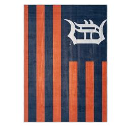 mlb detroit tigers area rug non slip baseball carpet home decor gift idea for fans dt176