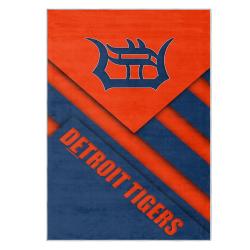 mlb detroit tigers area rug non slip baseball carpet home decor gift idea for fans dt190