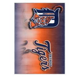 mlb detroit tigers area rug non slip baseball carpet home decor gift idea for fans dt193