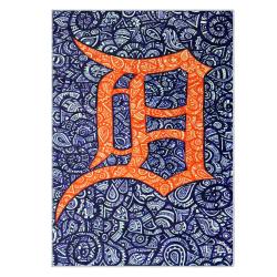 mlb detroit tigers area rug non slip baseball carpet home decor gift idea for fans dt196