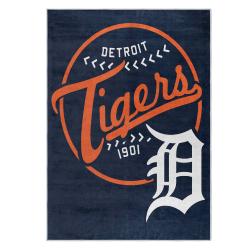 mlb detroit tigers area rug non slip baseball carpet home decor gift idea for fans dt203