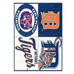 mlb detroit tigers area rug non slip baseball carpet home decor gift idea for fans dt207