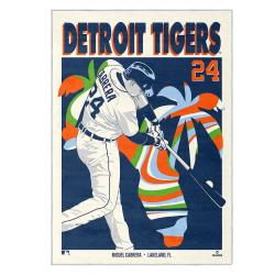 mlb detroit tigers area rug non slip baseball carpet home decor gift idea for fans dt221