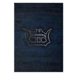 mlb detroit tigers area rug non slip baseball carpet home decor gift idea for fans dt224