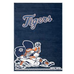 mlb detroit tigers area rug non slip baseball carpet home decor gift idea for fans dt225
