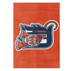 mlb detroit tigers area rug non slip baseball carpet home decor gift idea for fans dt230