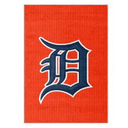 mlb detroit tigers area rug non slip baseball carpet home decor gift idea for fans dt232