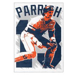 mlb detroit tigers area rug non slip baseball carpet home decor gift idea for fans dt233