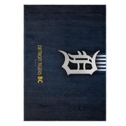 mlb detroit tigers area rug non slip baseball carpet home decor gift idea for fans dt240
