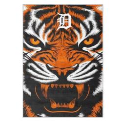 mlb detroit tigers area rug non slip baseball carpet home decor gift idea for fans dt241
