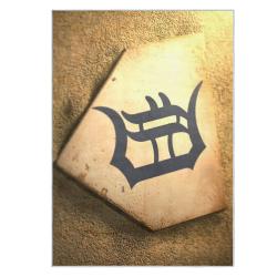 mlb detroit tigers area rug non slip baseball carpet home decor gift idea for fans dt242