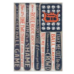 mlb detroit tigers area rug non slip baseball carpet home decor gift idea for fans dt247