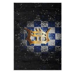 mlb detroit tigers area rug non slip baseball carpet home decor gift idea for fans dt248