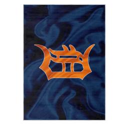 mlb detroit tigers area rug non slip baseball carpet home decor gift idea for fans dt252