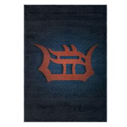 mlb detroit tigers area rug non slip baseball carpet home decor gift idea for fans dt254