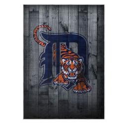 mlb detroit tigers area rug non slip baseball carpet home decor gift idea for fans dt255