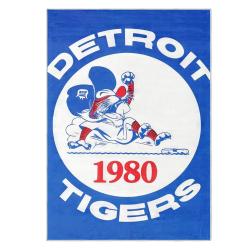 mlb detroit tigers area rug non slip baseball carpet home decor gift idea for fans dt256