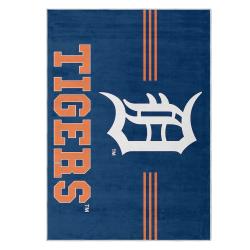 mlb detroit tigers area rug non slip baseball carpet home decor gift idea for fans dt70