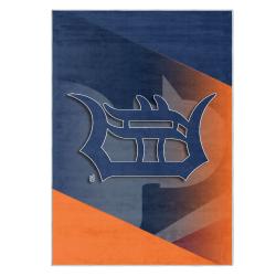 mlb detroit tigers area rug non slip baseball carpet home decor gift idea for fans dt74