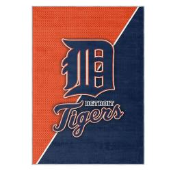 mlb detroit tigers area rug non slip baseball carpet home decor gift idea for fans dt77