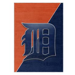 mlb detroit tigers area rug non slip baseball carpet home decor gift idea for fans dt96