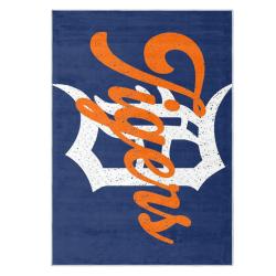 mlb detroit tigers area rug non slip baseball carpet home decor gift idea for fans dt97