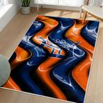mlb detroit tigers area rug non slip baseball carpet home decor gift idea for fans living room dt100