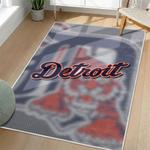 mlb detroit tigers area rug non slip baseball carpet home decor gift idea for fans living room dt104