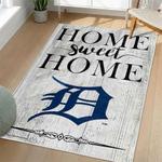 mlb detroit tigers area rug non slip baseball carpet home decor gift idea for fans living room dt119
