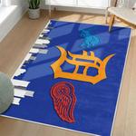 mlb detroit tigers area rug non slip baseball carpet home decor gift idea for fans living room dt122