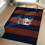 mlb detroit tigers area rug non slip baseball carpet home decor gift idea for fans living room dt124