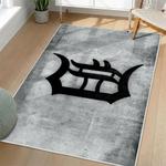 mlb detroit tigers area rug non slip baseball carpet home decor gift idea for fans living room dt126