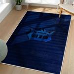 mlb detroit tigers area rug non slip baseball carpet home decor gift idea for fans living room dt133
