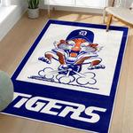 mlb detroit tigers area rug non slip baseball carpet home decor gift idea for fans living room dt144