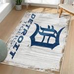 mlb detroit tigers area rug non slip baseball carpet home decor gift idea for fans living room dt147