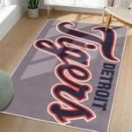 mlb detroit tigers area rug non slip baseball carpet home decor gift idea for fans living room dt155