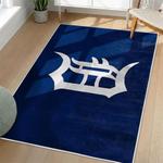 mlb detroit tigers area rug non slip baseball carpet home decor gift idea for fans living room dt160
