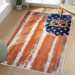 mlb detroit tigers area rug non slip baseball carpet home decor gift idea for fans living room dt195