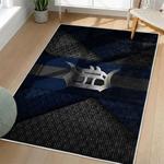 mlb detroit tigers area rug non slip baseball carpet home decor gift idea for fans living room dt206
