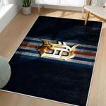 mlb detroit tigers area rug non slip baseball carpet home decor gift idea for fans living room dt215