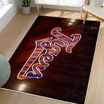 mlb detroit tigers area rug non slip baseball carpet home decor gift idea for fans living room dt218