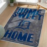 mlb detroit tigers area rug non slip baseball carpet home decor gift idea for fans living room dt228