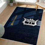 mlb detroit tigers area rug non slip baseball carpet home decor gift idea for fans living room dt240