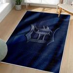 mlb detroit tigers area rug non slip baseball carpet home decor gift idea for fans living room dt244