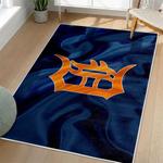 mlb detroit tigers area rug non slip baseball carpet home decor gift idea for fans living room dt252