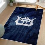 mlb detroit tigers area rug non slip baseball carpet home decor gift idea for fans living room dt266
