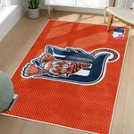 mlb detroit tigers area rug non slip baseball carpet home decor gift idea for fans living room dt271