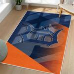 mlb detroit tigers area rug non slip baseball carpet home decor gift idea for fans living room dt74