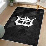 mlb detroit tigers area rug non slip baseball carpet home decor gift idea for fans living room dt75